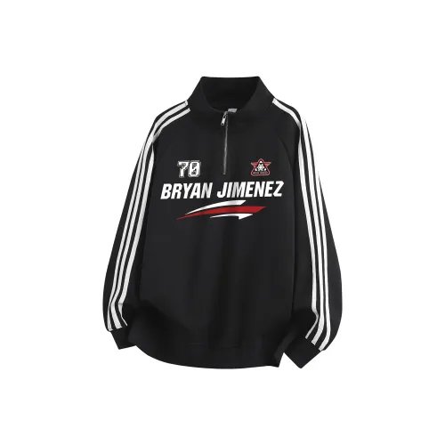 BRYAN JIMENEZ Свитшот Унисекс Черный