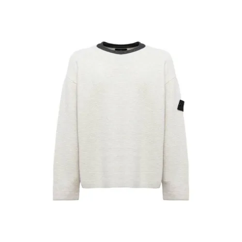 Stone Island Экрю Мужские Свитера