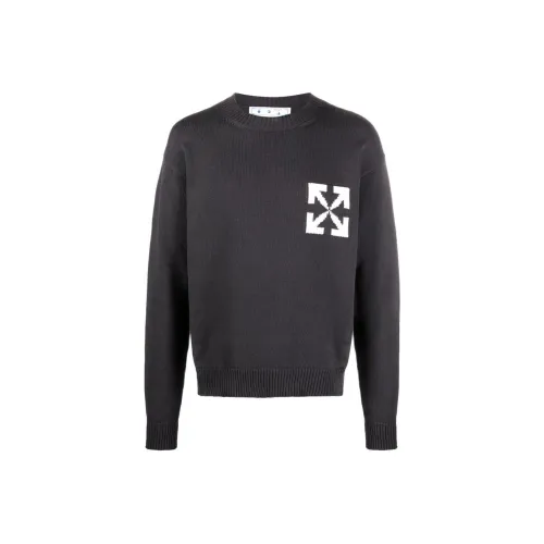 Off Белый FW22 Черный Мужские Свитера