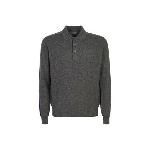 Corneliani FW24 Свитер Мужской Темно-Серый
