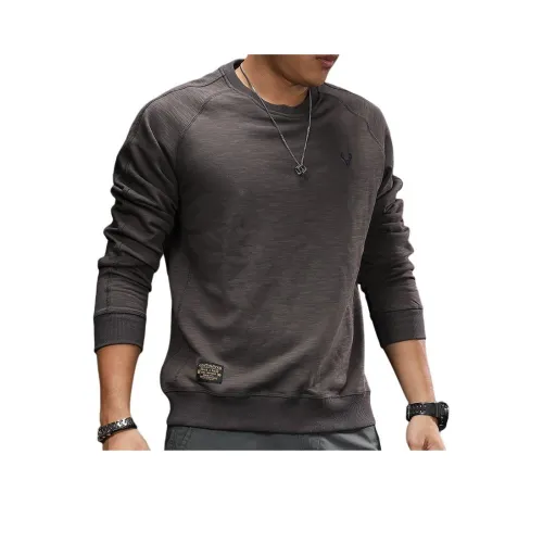 Seasonal Words Свитшот Мужской Серый