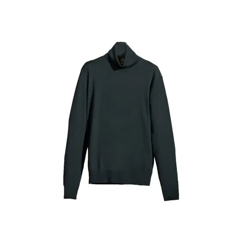 HERMES Зеленые Мужские Свитера