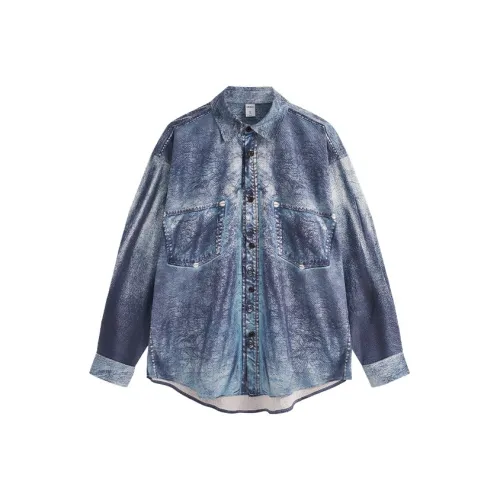 M MAICCO Men's Blue Shirts