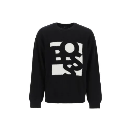 Hugo Boss Черные Мужские Кашемировые Свитера