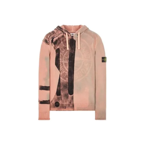 Stone Island Оранжевый Красный Мужские Свитера