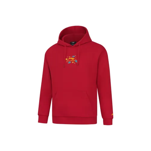 LiNing Sweatshirt Unisex Bull Red
