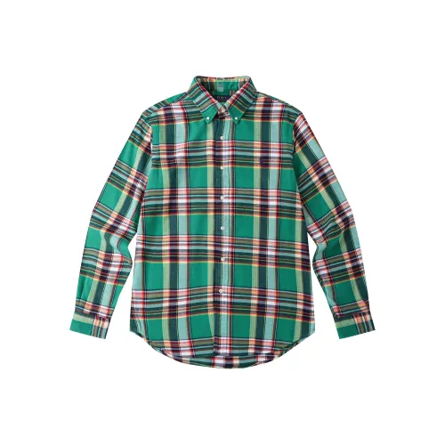 Polo Ralph Lauren SS24 Рубашка Мужская Зеленая