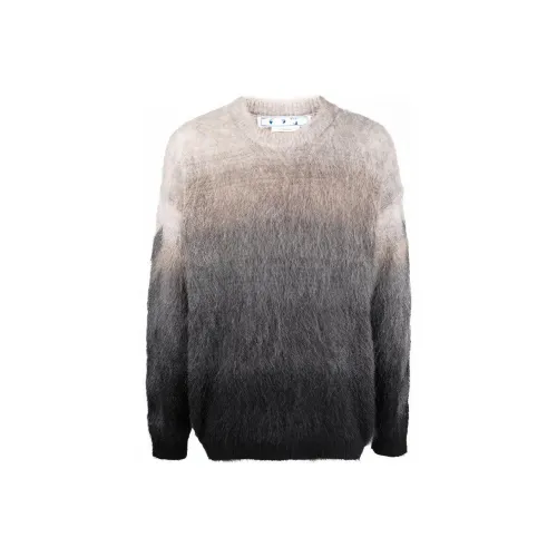 Off Белый SS22 Серый Мужские Свитера