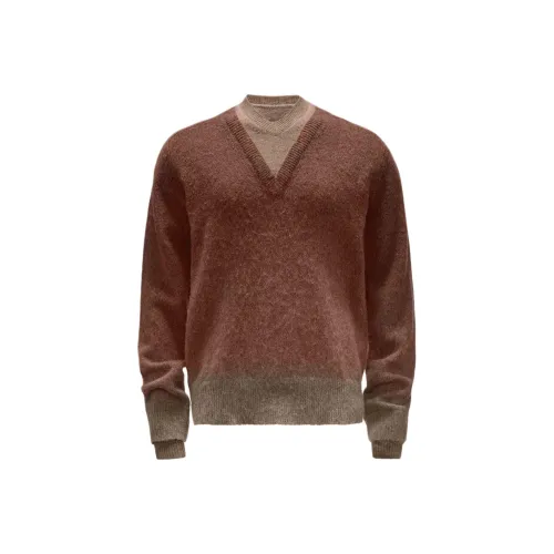 JW Anderson Коричневые Мужские Свитера