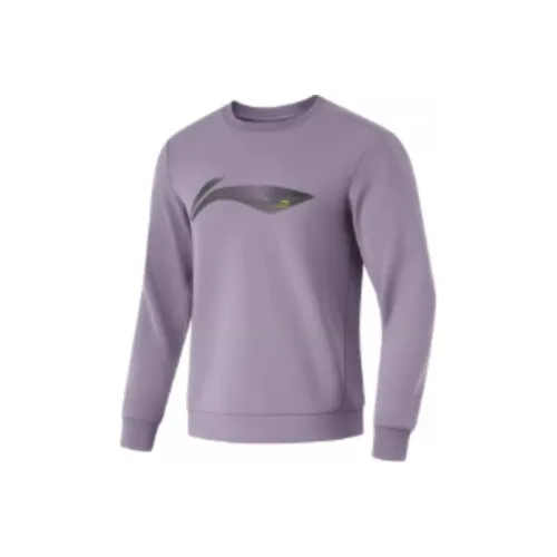 LINING Fitness Series Толстовка Мужская Raven Серый Фиолетовый