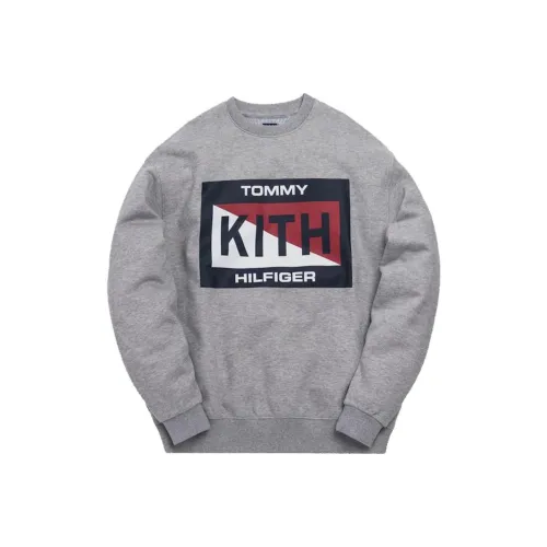 KITH x Tommy Hilfiger Толстовка Мужская Серого цвета