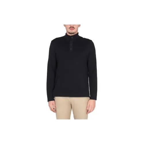 SAINT JAMES Мужские черные свитеры