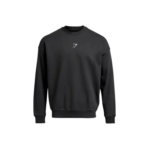 GYMSHARK Черные Мужские Свитшоты