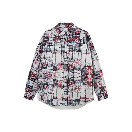 M MAICCO Рубашка Мужская Радужная Сетка