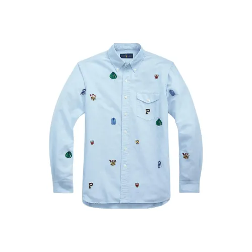 Polo Ralph Lauren Рубашка Мужская Синяя