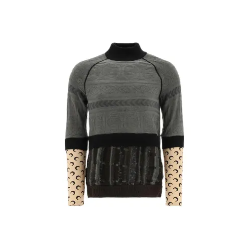 Marine Serre FW21 Свитер Мужской Серый