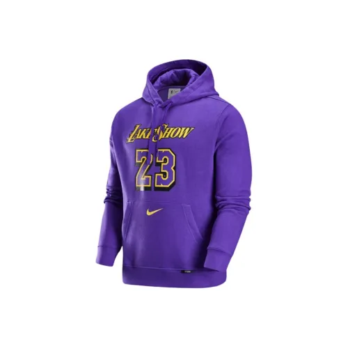 Nike x NBA James Los Angeles Lakers Толстовка Мужская Все over Фиолетовый