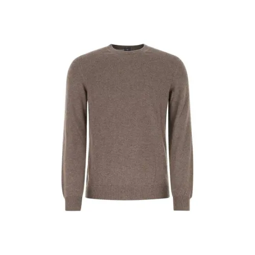 FEDELI Коричневый Мужской Кашемировые Свитера