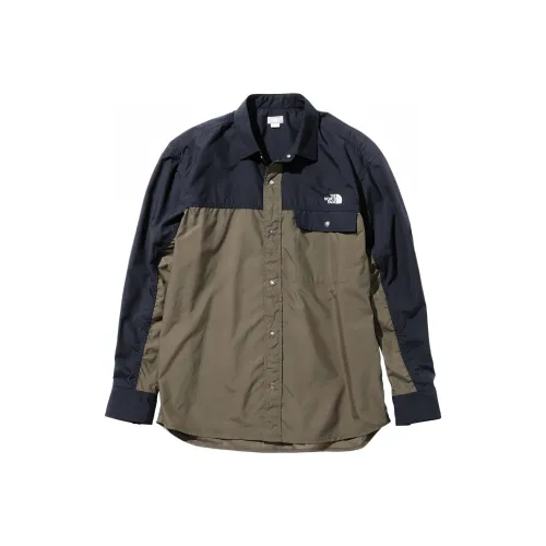 THE NORTH FACE Рубашка Мужская Зеленая Черная