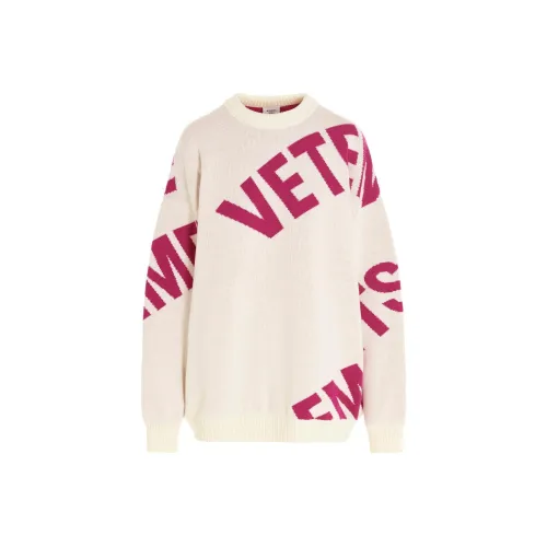 Vetements Белые Мужские Свитера
