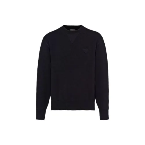 PRADA Мужские черные свитеры