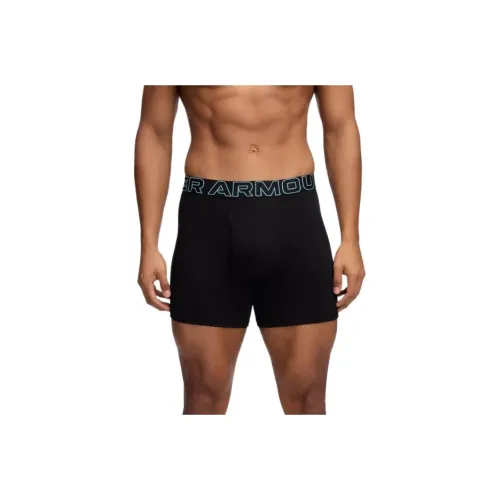 Under Armour Performance CottonBoxerjock Boxers Men's 3 Pack Black