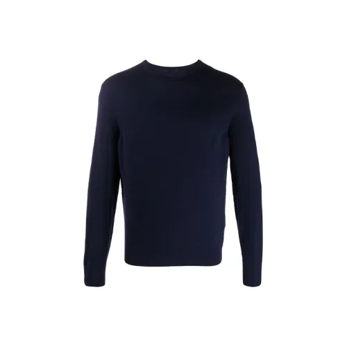 Ermenegildo Zegna Темно-синие мужские свитеры