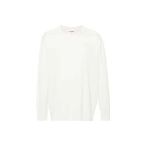 JIL SANDER Миндально-бежевые Мужские Свитера