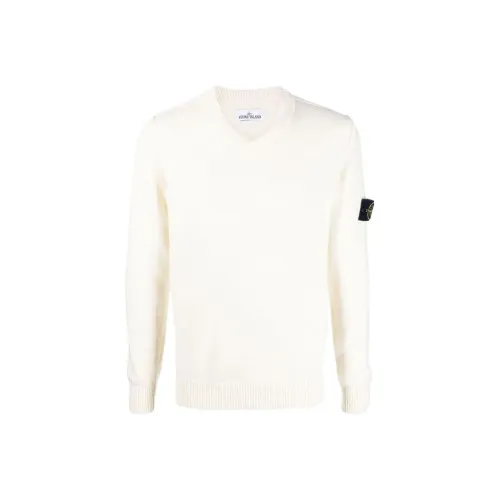 Stone Island Белые Мужские Свитера