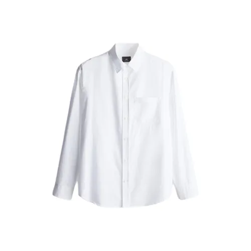 H&M Белые Мужские Рубашки
