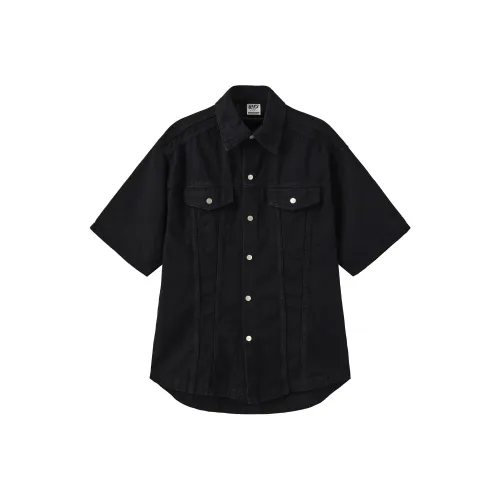 HELIPORT Черная унисекс рубашка