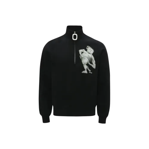 JW Anderson Черные Мужские Свитера