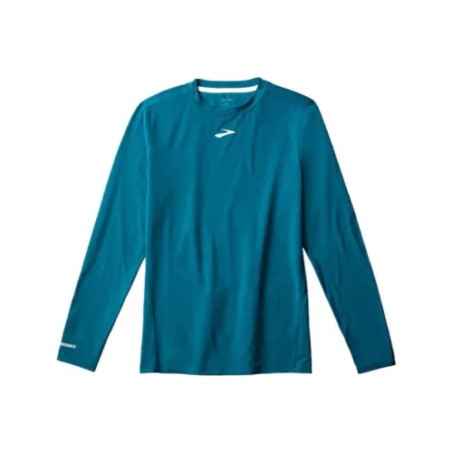 Brooks Синий Мужской T-Рубашки