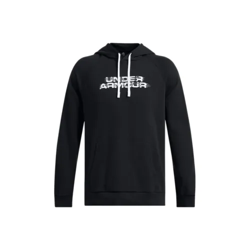 Under Armour Rival Fleece Толстовка Мужская Черный Белый