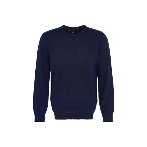 BARBOUR SS24 Свитер Мужской Морской Синий