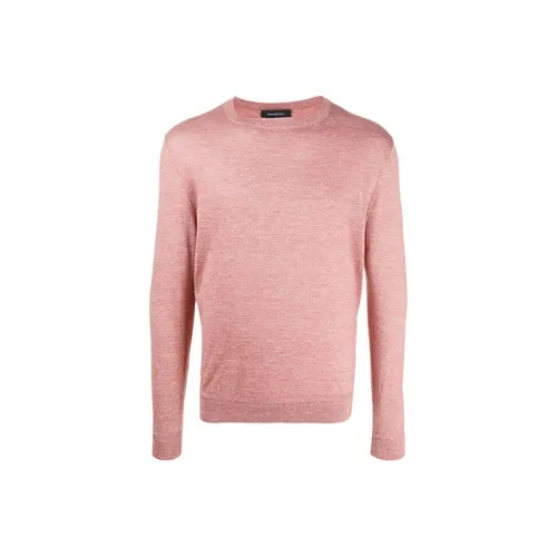 Ermenegildo Zegna Розовые Мужские Кашемировые Свитера