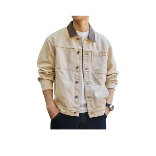 GELANLU Весна Рубашка Унисекс Экрю