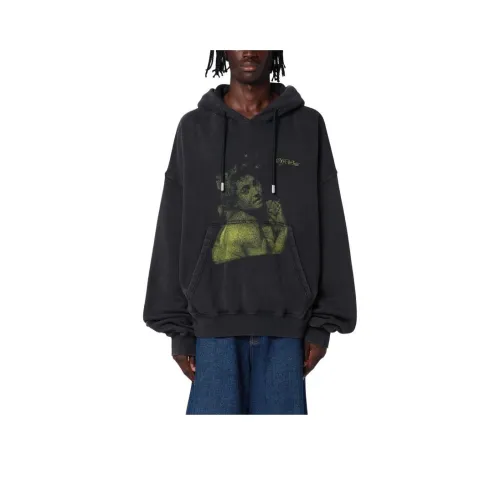 OFF Белый Свитшот Мужской Черный