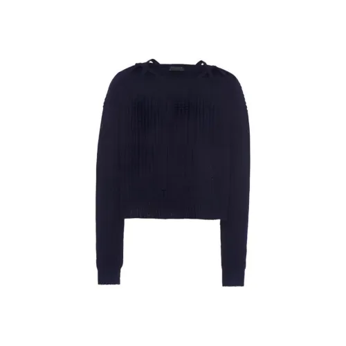 PRADA Синие Мужские Свитера