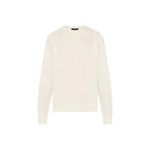 LOUIS VUITTON Кашемировый свитер мужской цвет экрю