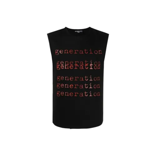 RAF SIMONS Мужские черные майки