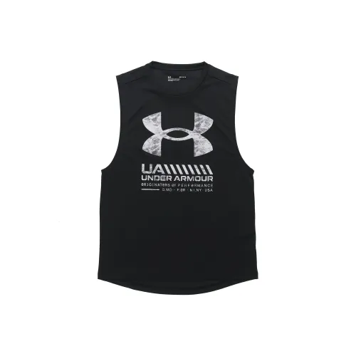 Under Armour Топ без рукавов Мужской Черный