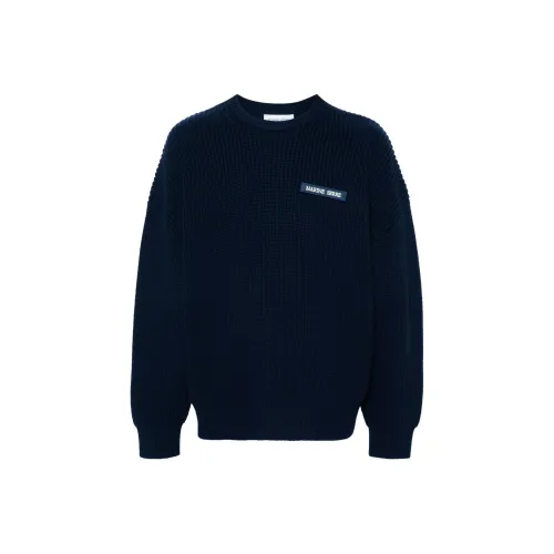 Marine Serre SS24 Свитер Унисекс Морской Синий