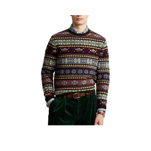 Polo Ralph Lauren Кашемировый свитер мужской многоцветный