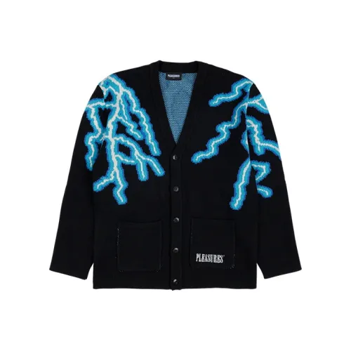 PLEASURES Свободный крой Трикотаж Мужской Черный