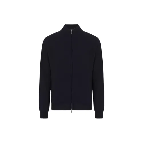 GIORGIO ARMANI FW22 Свитер Мужской Морской Синий