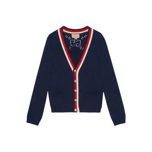 GUCCI SS23 Свитер Мужской Темно-синий