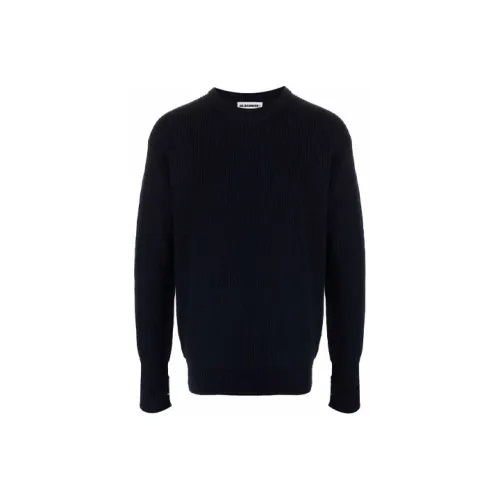 JIL SANDER Черные Мужские Свитера