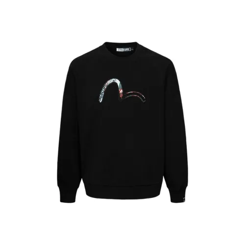 EVISU Черный Мужской Свитшот