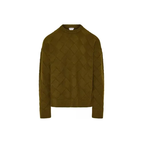 Bottega Veneta Свитер Мужской Оливково-зеленый